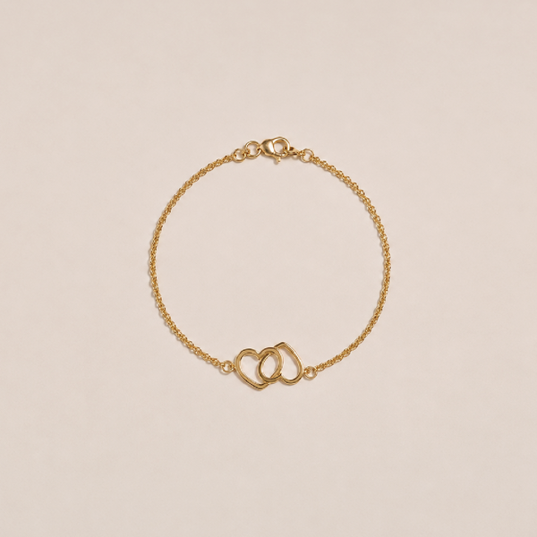 PULSERA DOBLE CORAZÓN